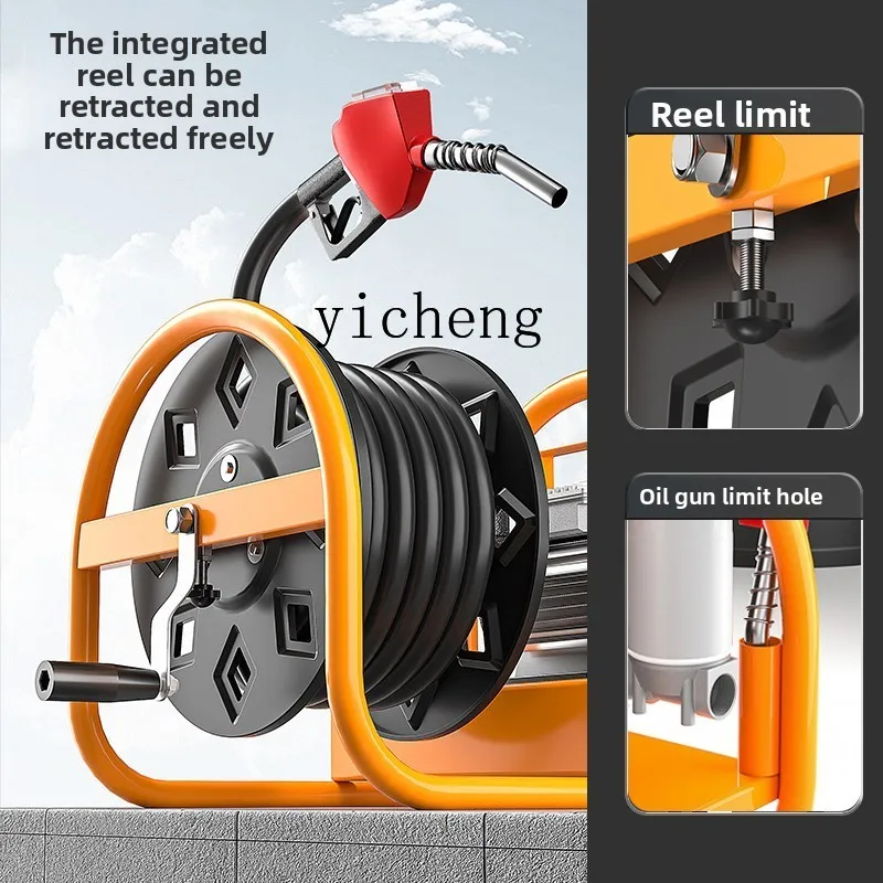 

Electric Oil Pump 12v 24v 220v Self-priming Pump with Metering Car-mounted Small Refueling Machine