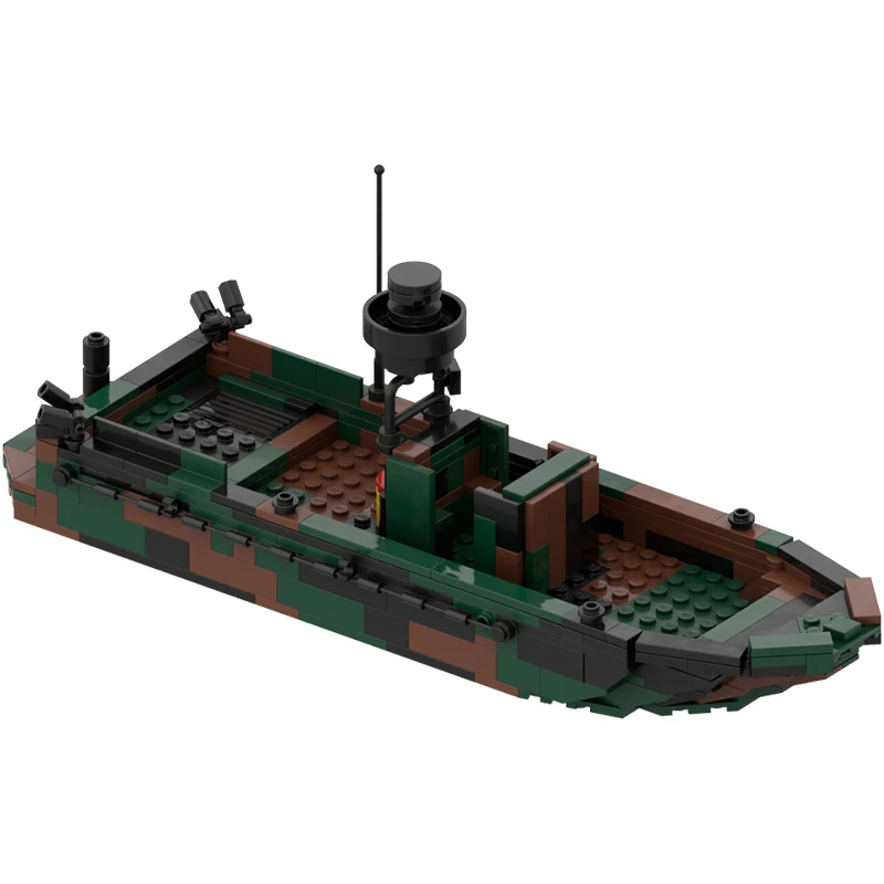 1070pcs MOC Special Operations Craft Riverine SOC R Other Model Building Blocks Advanced Build Pack Premium Detailed Toy Gift