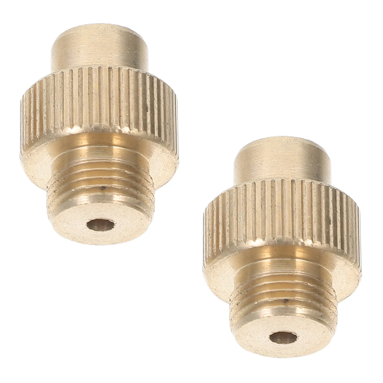 Camping Stove Gas Tank Adapter 2 Pack Copper Internal Thread Rotating Converter for Outdoor Cooking