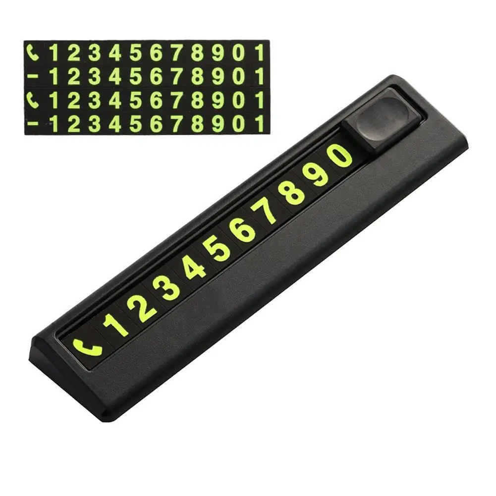 

Parking Phone Number Plate Phone Number In The Car Car Temporary Parking Card Temporary Stop Sign Phone Number Plate