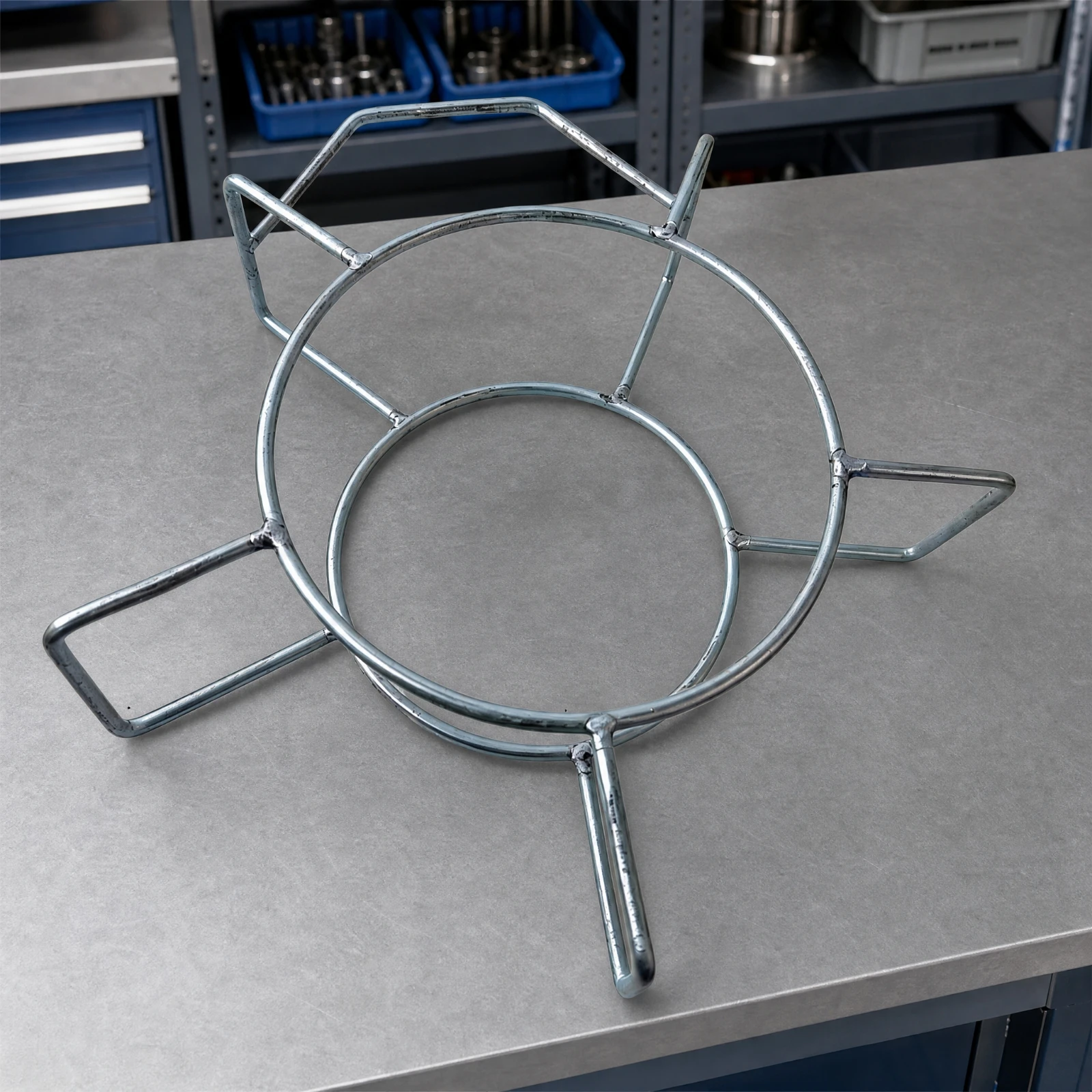 Storage Frame Sturdy Stainless Steel Spring Storage Frame with Galvanized Finish for Plumbers, Professional Plumbing Work
