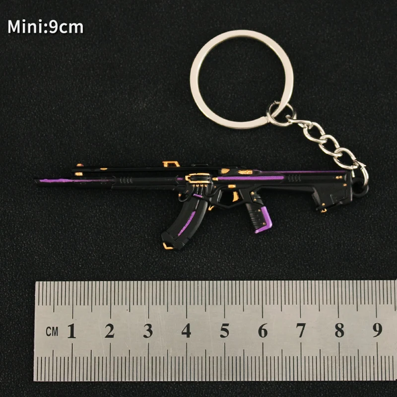 Valorant Melee Reaver Weapon Model Keychain Prelude To Chaos Vandal Knife Toy Metal Game Peripheral Alloy Samurai Sword Kid Gift