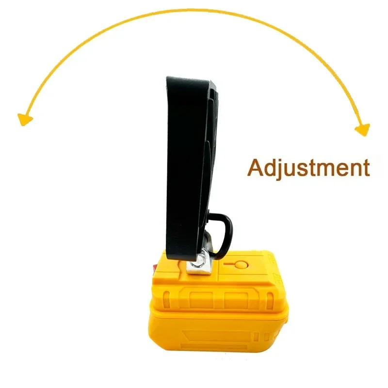 For Dewalt 18V Li-ion Battery Cordless LED Work Light 3 Inch Flashlight Portable Emergency Flood Lamp Camping Lamp(No Battery)