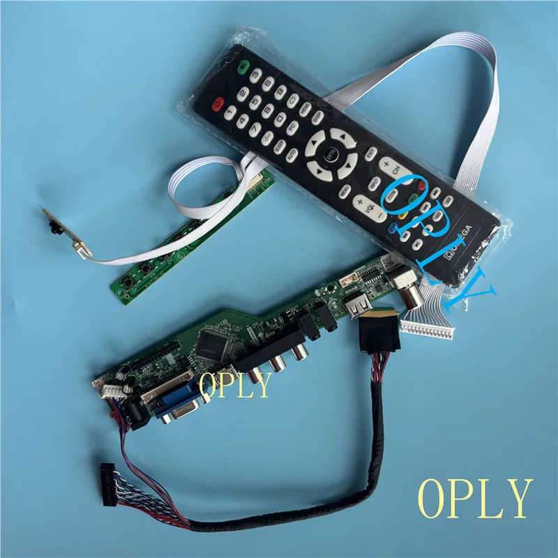 Controller board kit HDMI-compatible RF TV for B140XTT01.0 B140XW01 B140XW01 V9 1366x768 14