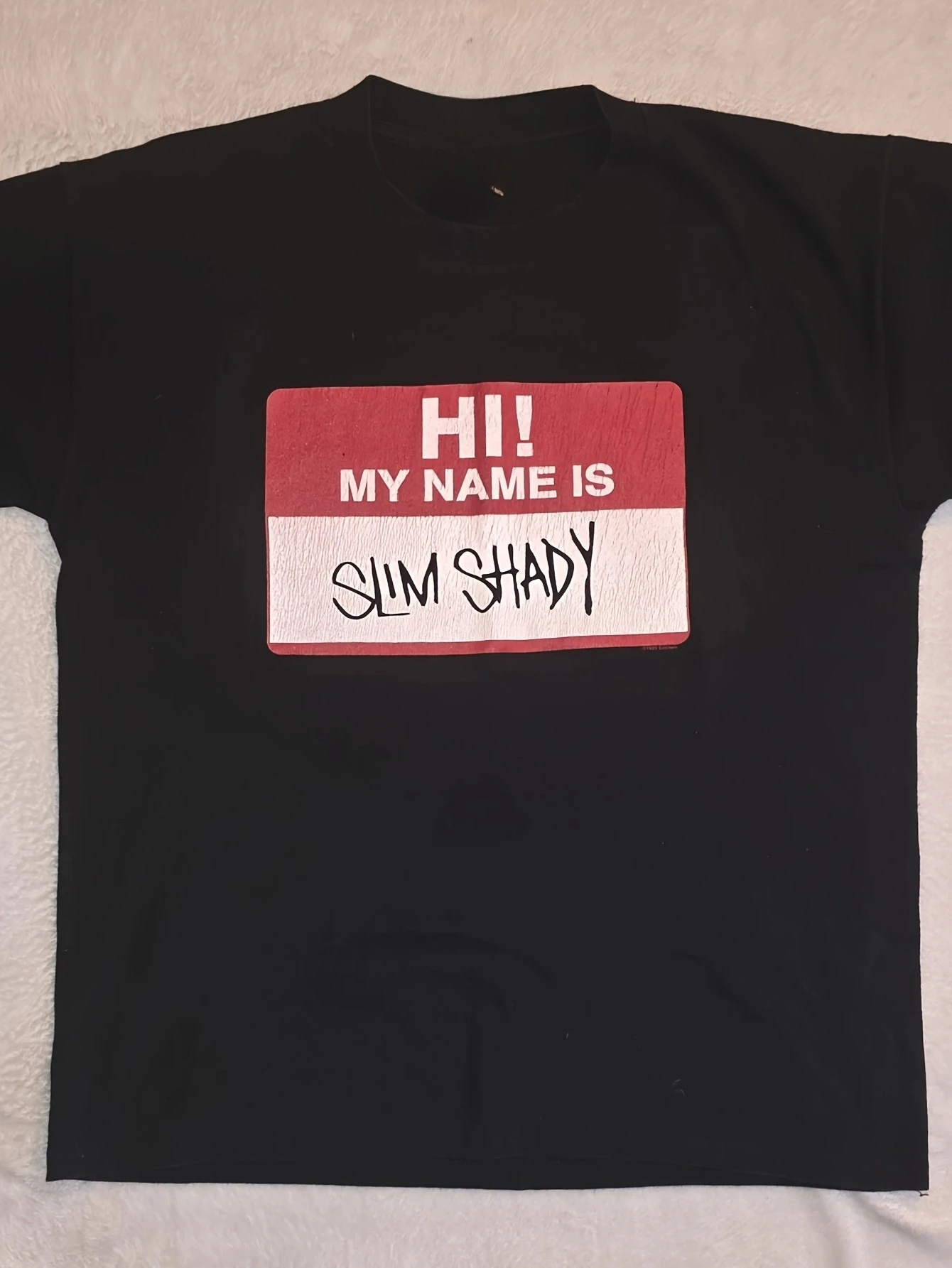 90s Retro E Min-Em Hi My Name Is Slim Shady T-shirt 1999 Promotional Photo Unisex Streetwear Shirt