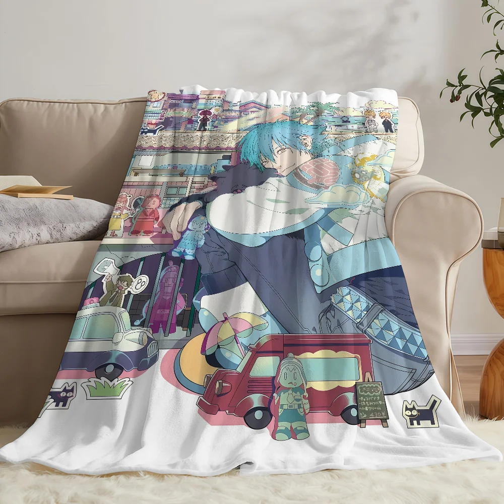 Anime D-DRAMAtical Murder Blanket Soft Warm And Thick Perfect For Bedroom Living Room Bed Sofa Camping Picnic Office Gift