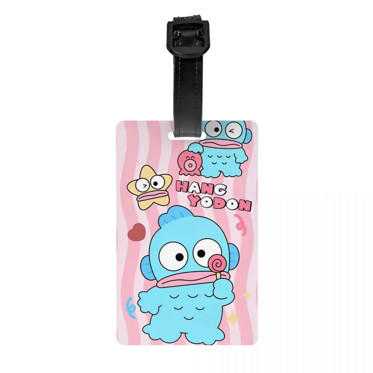 

Багажная бирка Hangyodon, милый мультяшный держатель, багажные бирки с идентификационным адресом, чехол для багажной сумки, бирки для женщин, портативные дорожные подарки