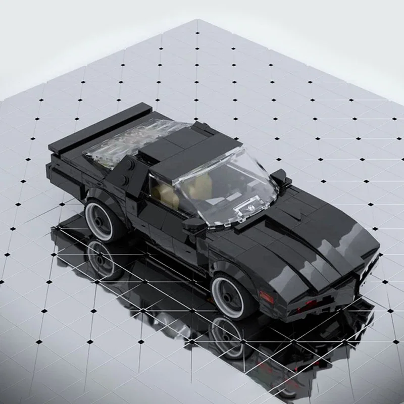 366pcs Moc Car Pontiac Firebirds Trans Am KITT Speed Champions Sports Car Building Blocks Assembly Bricks Toys Kids DIY present