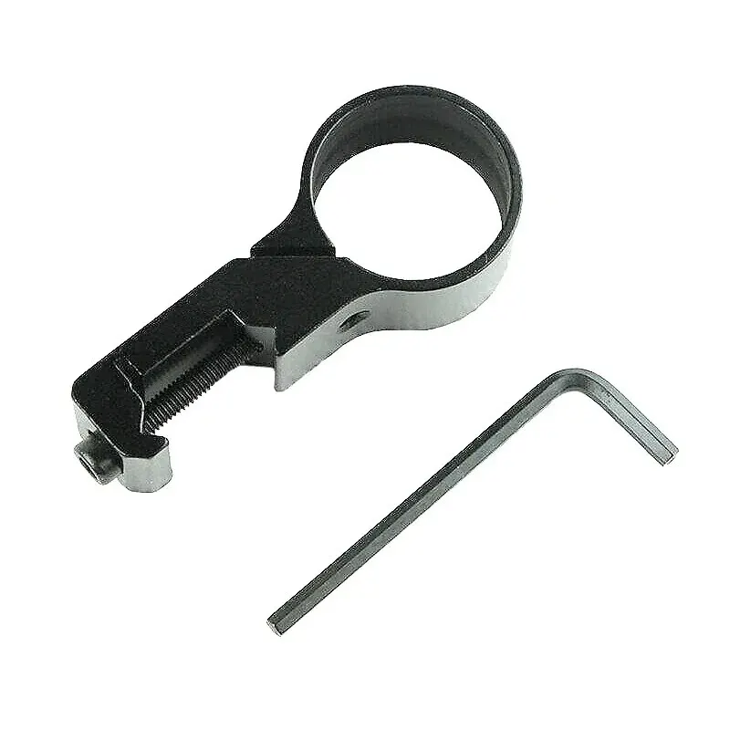 Ultralekka 90-stopniowa strona przesunięta 1-calowa rura adaptera do montażu lunety pierścieniowej 20 mm 7/8 cala do latarki Latarka Laserowe polowanie