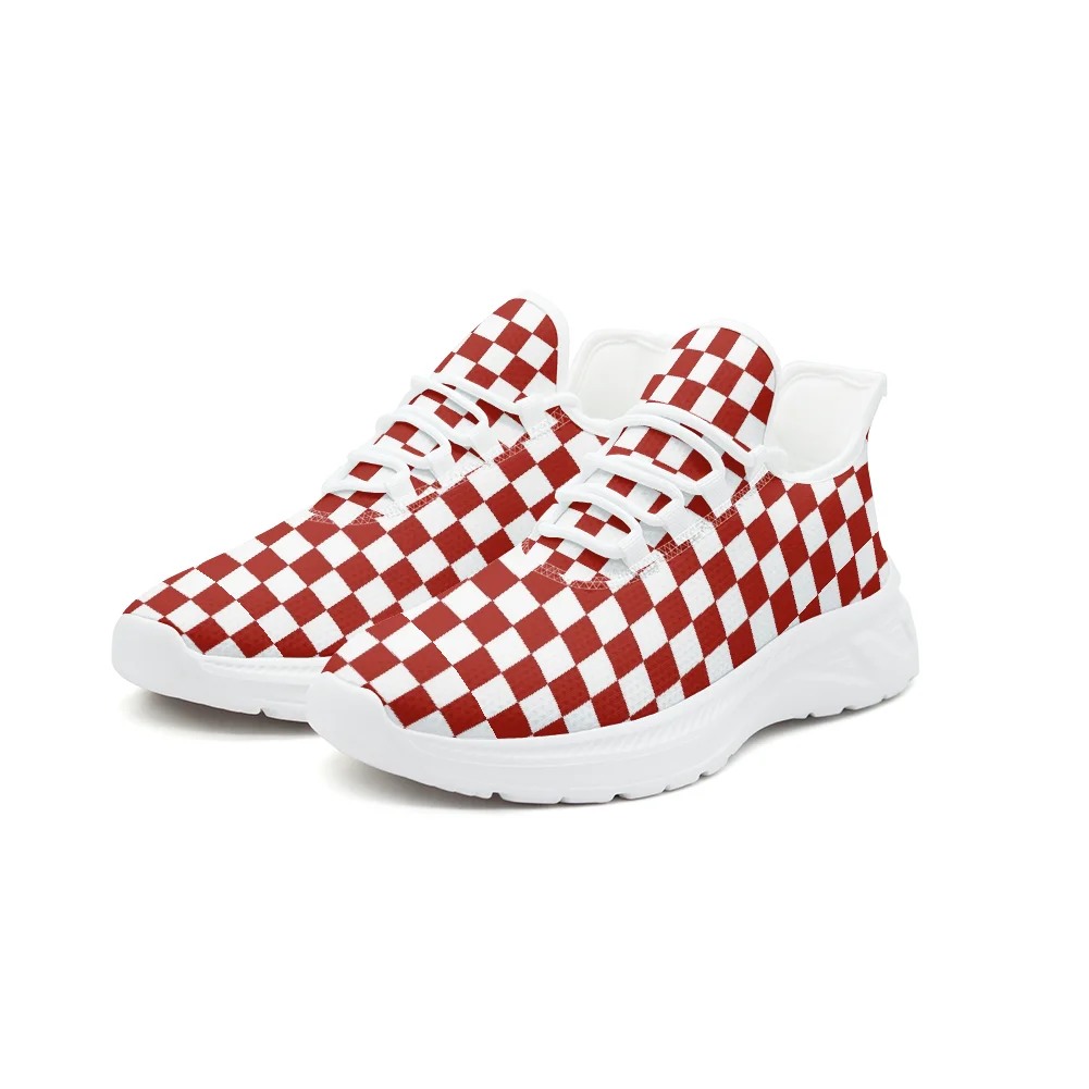 

Новые весенние поступления, повседневная спортивная обувь серии «Шахматная доска», модная обувь из сетчатой ткани, кампусные кроссовки для мужчин и женщин