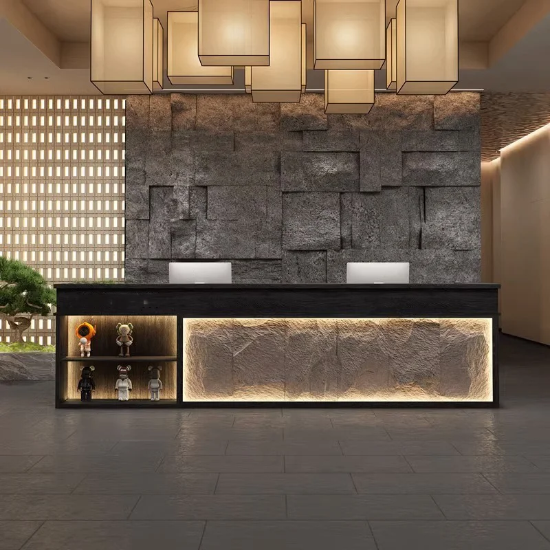 Beauty Spa Reception Desks Two People Vintage Luxury Salon Reception Desks Retail Store BestEmpfangs Theke Office Furniture