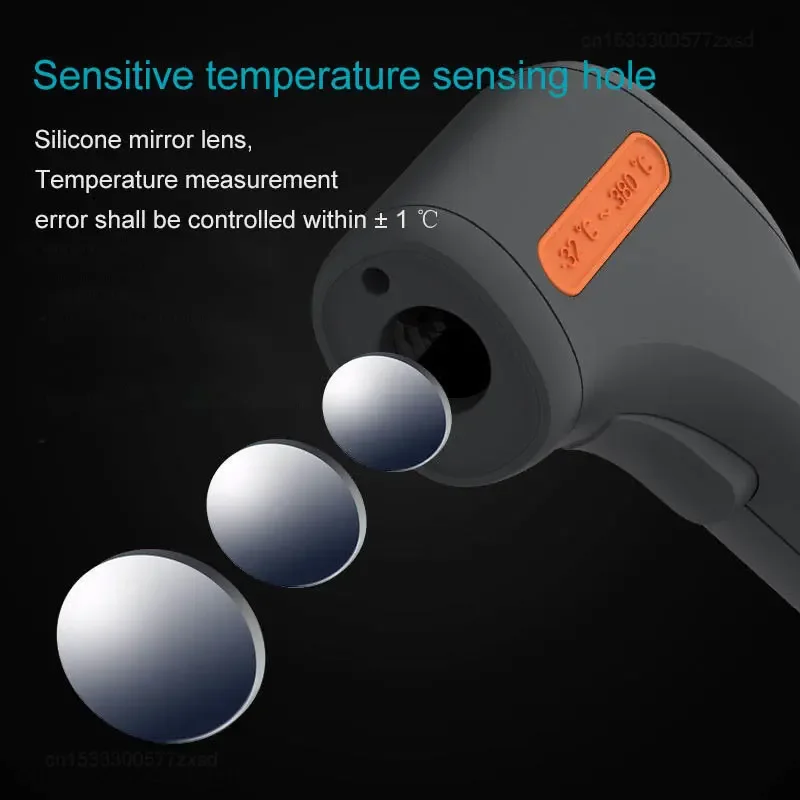 Imagem -04 - Xiaomi-jimihome Termômetro Infravermelho Digital sem Contato Cozinha Cozinhando Alta Precisão Casa Pistola de Medição de Temperatura Laser