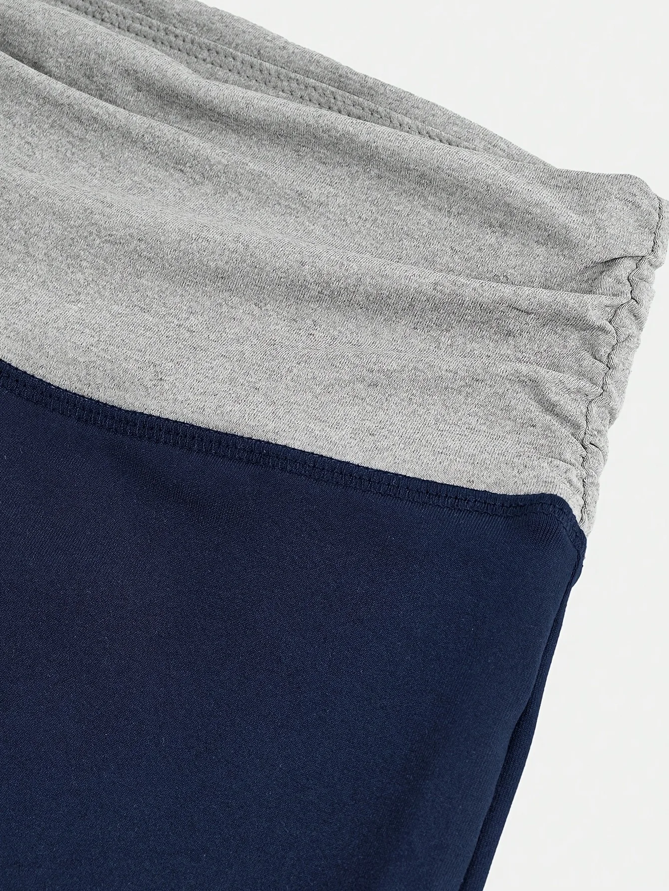 Mädchen-Hose mit geraffter Taille, Farbblock-Design, weites Bein, elastische, weiche Strickhose für Büro, Loungewear, Alltag und Outdoor – Detail 4