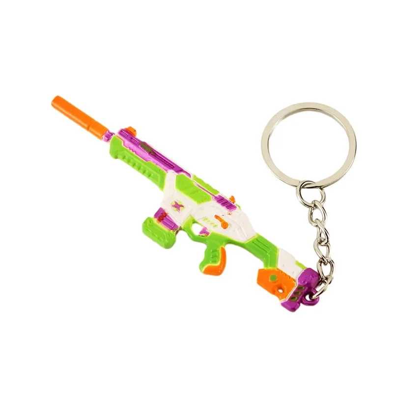 Valorant-Porte-clés Arme BlastX Phantom, 8cm, Agents Métalliques Périphpopularité de Jeu, Modèle d'Arme, Pendentif, Accessoires, Porte-clés, Cadeaux, Jouets