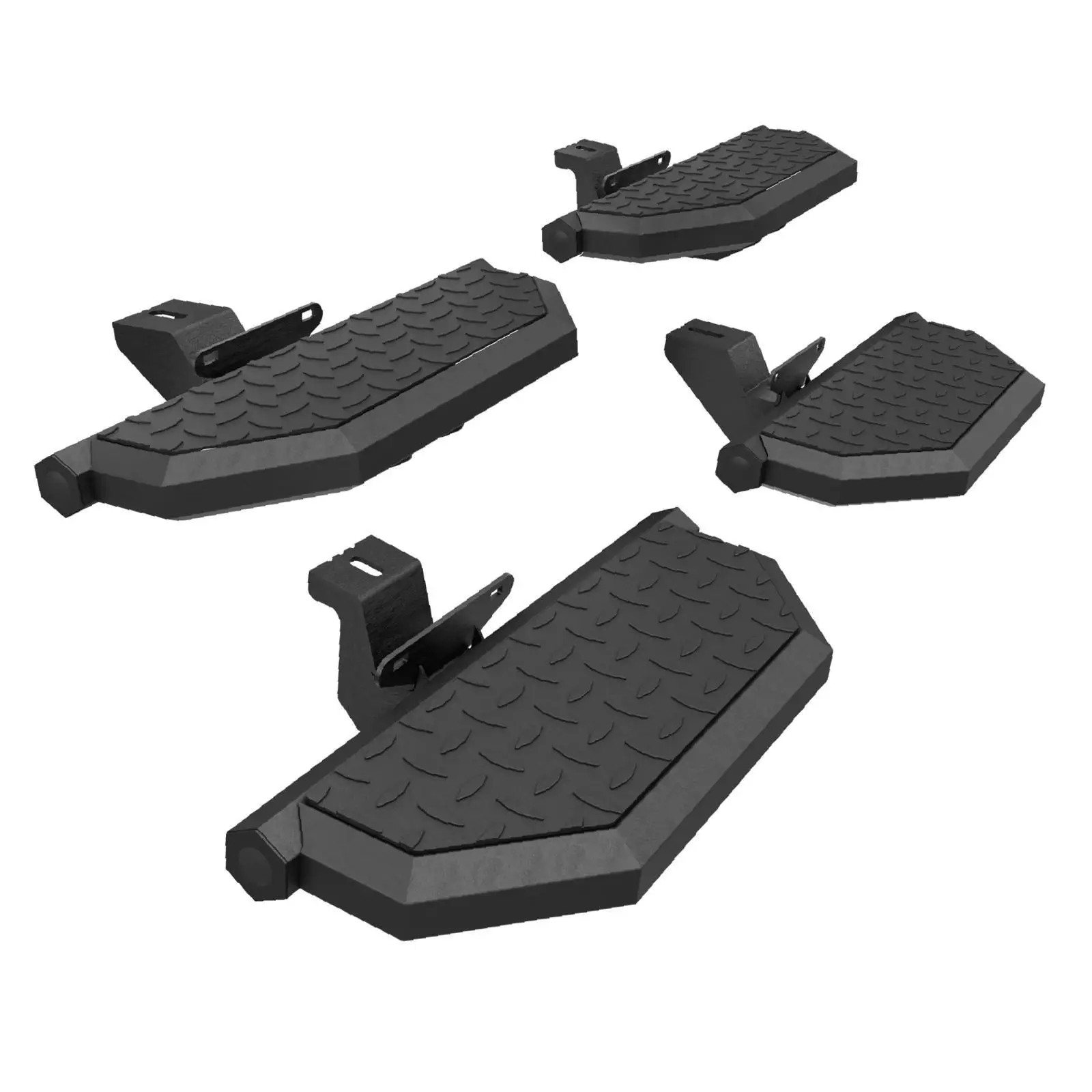 

Подножки из черной углеродистой стали, усиленные, для внедорожников 4-дверных JKU, простая установка