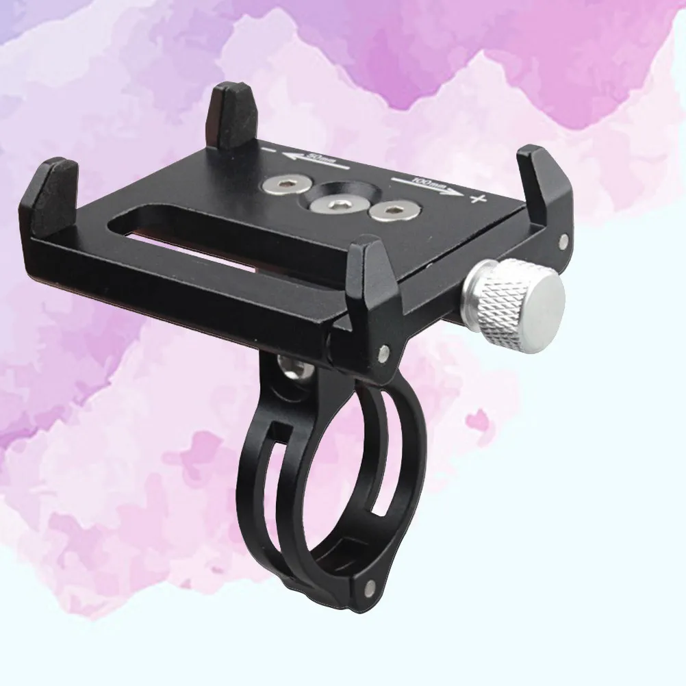 

Universal Bike Phone Mount Holder Aluminum Alloy Frame Shock Absorbing Cushioned Clamp Adjustable Handlebar Holder Fit X