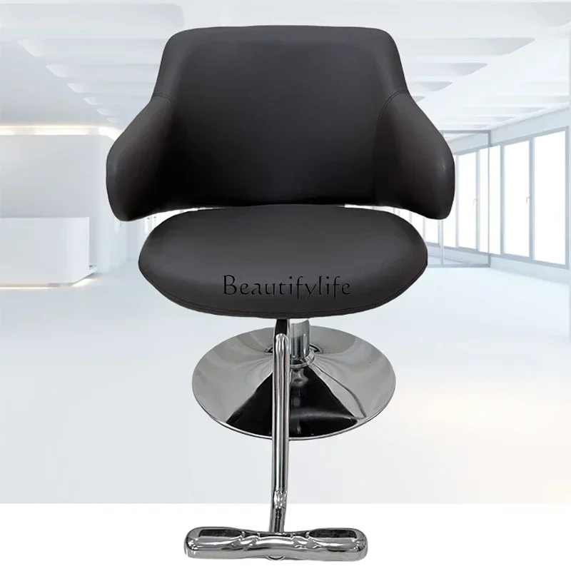 

for Hair Salon High-End Barber Shop Seat Hair Cutting Stool Stainless Steel