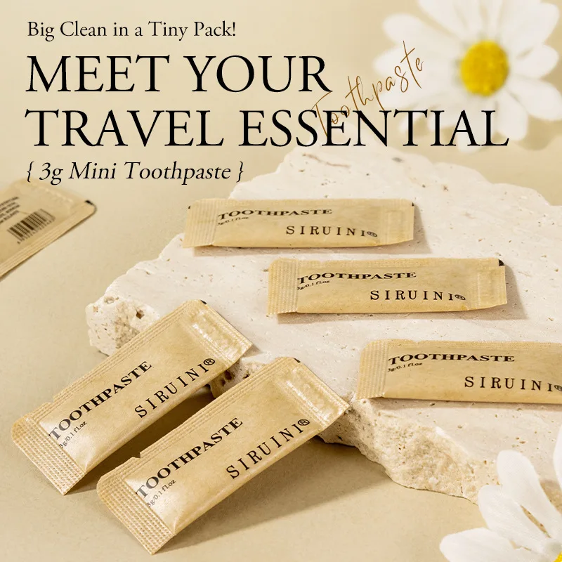 

Home Travelling Portable Bag 3g Small Toothpaste, Kraft Paper, Hotel Room Toiletries. Strategic Supplies Stock Up Essential.
