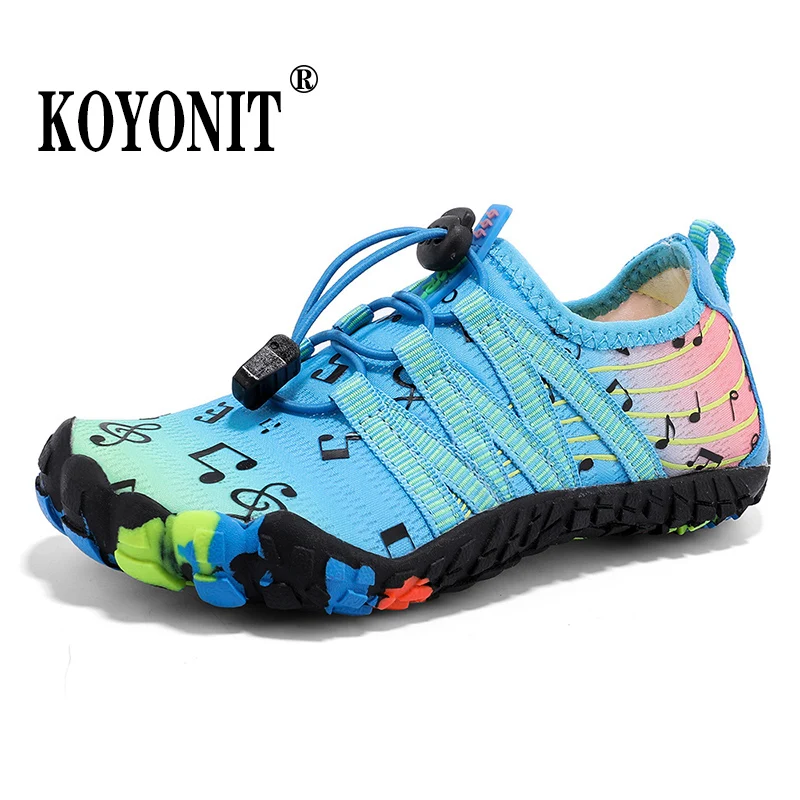 

2022 Kids Sneaker Swimming Water Sports Aqua Seaside Beach Surfing Slippers Sport Snorkeling Boots For Children Upstream Shoes