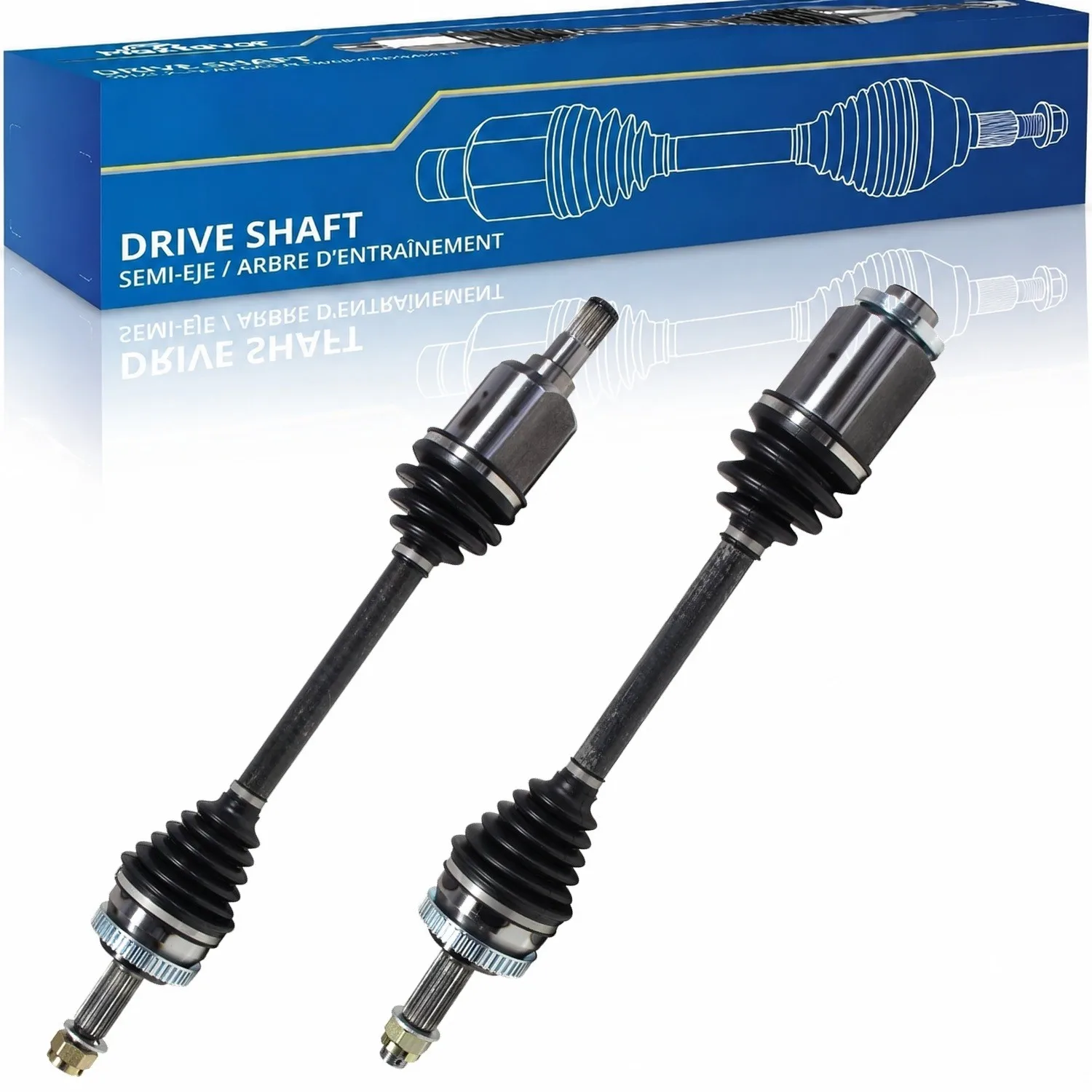 Maxfavor 2X Cv Axle Assembly Cv Joint Axle Front for Hyundai Tucson 2005-2009 49501-2E900 Fwd and Awd; Automatic Transmission 2.7L 2656Cc V6 Gasoline Dohc Naturally Aspirated