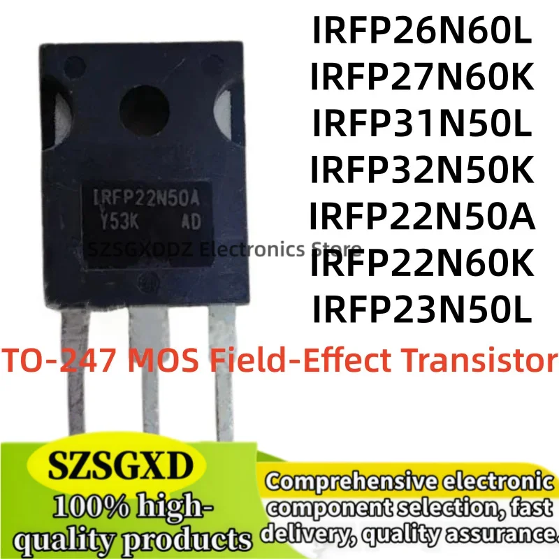 5-10Uds nuevo IRFP31N50L IRFP32N50K IRFP22N50A IRFP22N60K IRFP23N50L IRFP26N60L IRFP27N60K TO-247 MOS Field-Effect Transistor
