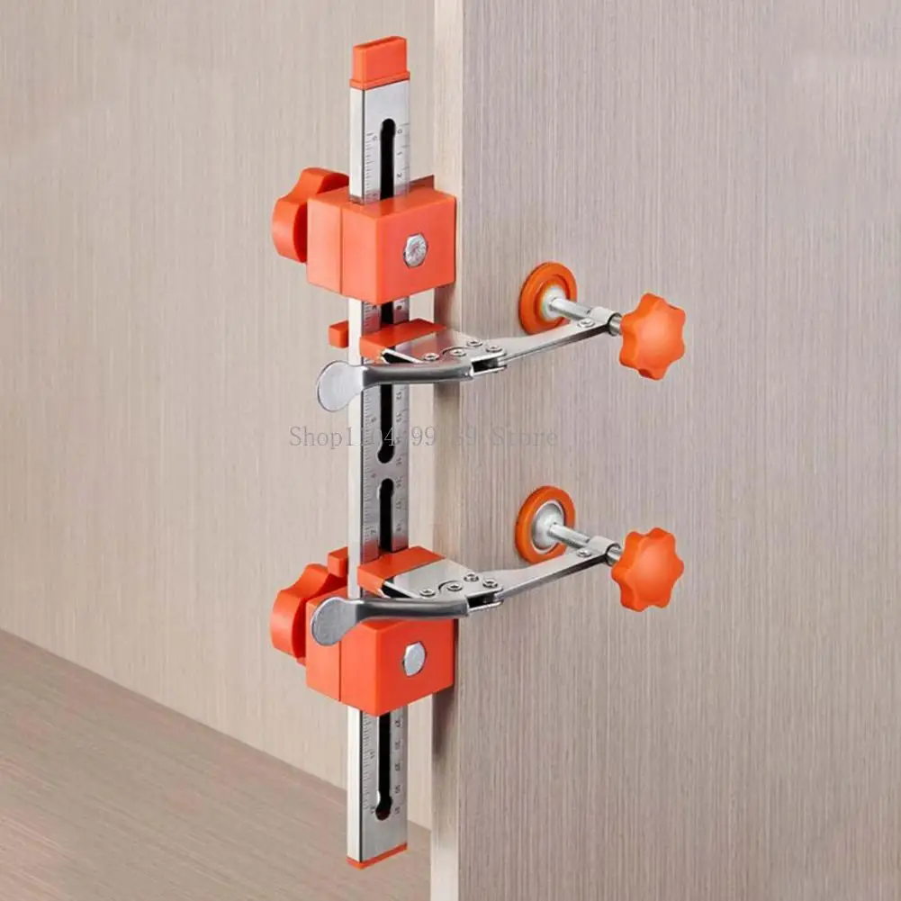 

Precision Drawer Slide Jig with Magnetic Arm & Toggle Clamp - Fast Accurate Cabinet Installation Tool for All Drawer Types