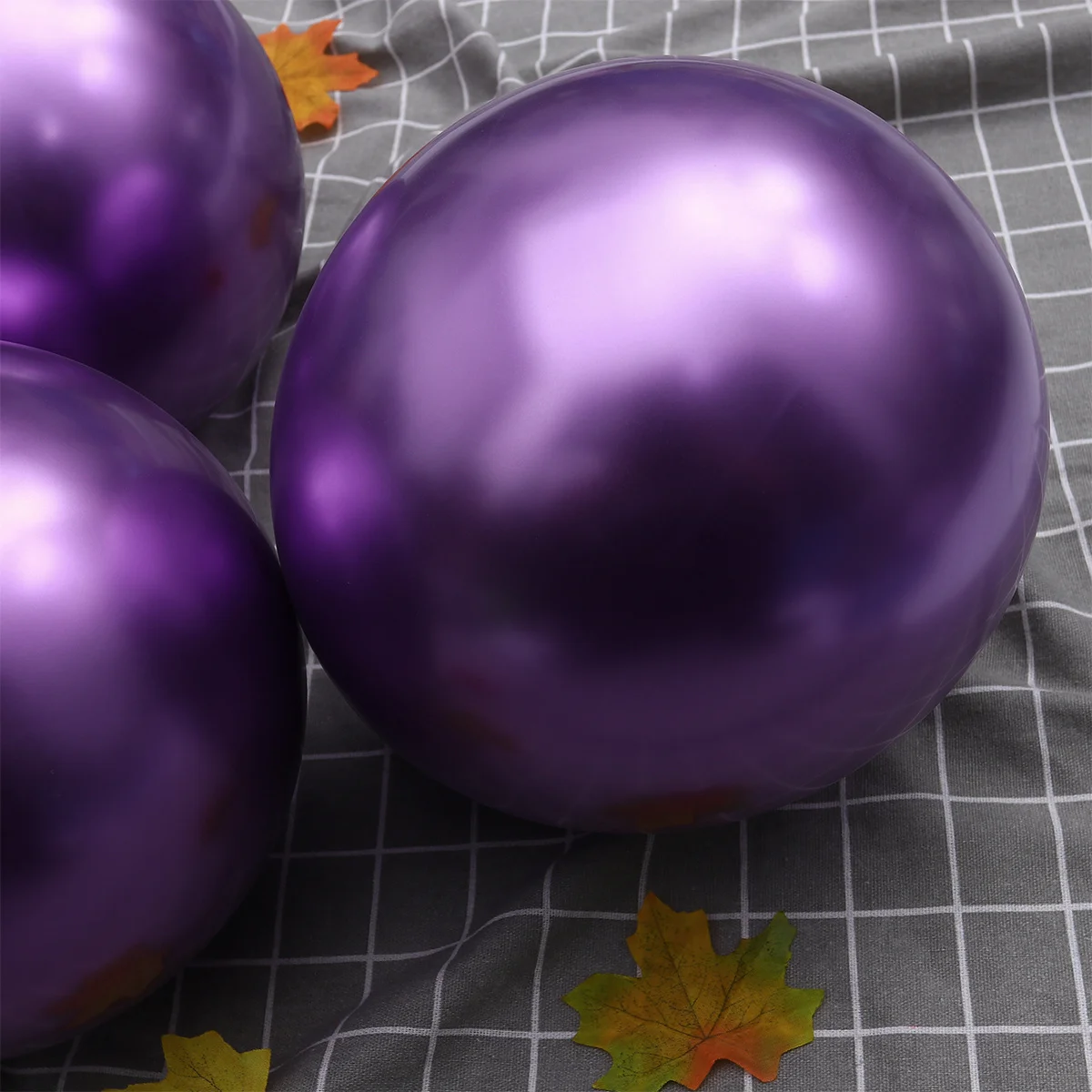 

50 Pcs Balloons Assorted Decoration Happy Birthday Decorations Shiny Metallic Latex Round