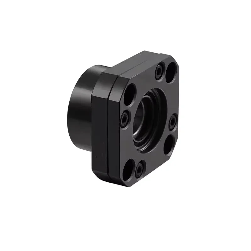 High Precision BF Base Linear Bearing Seat Ball Screw Fixing Bracket Fastener Strength Steel Customizable Length Milled