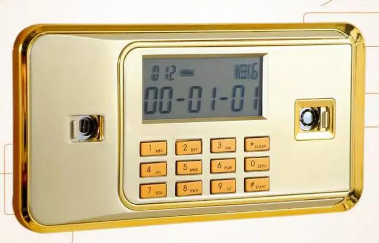 1SET Safe electronic code lock lockset LCD electronic panel complete set of accessories main lock emergency lock cylinder