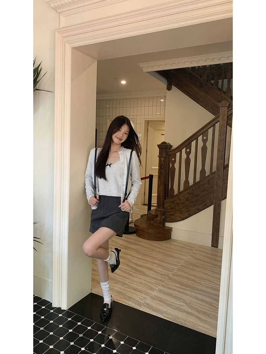 

Юбка трапециевидной формы с высокой талией, женский деловой костюм, юбка для похудения, юбка для похудения, брюки, юбка с запахом для женщин