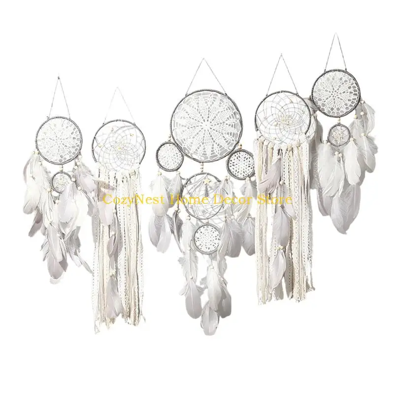 92MF 5Pieces Fabric Ornament Wall Hanging Set Comfortable Room Deck For Home Decoration Bedroom Living Room Accent