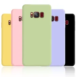 Liquid Silicone Soft Cases For Samsung Galaxy S8 S9 S10 S20 S21 FE S22 S23 Plus Fundas For Samsung Note 8 9 10 20 Plus Cover