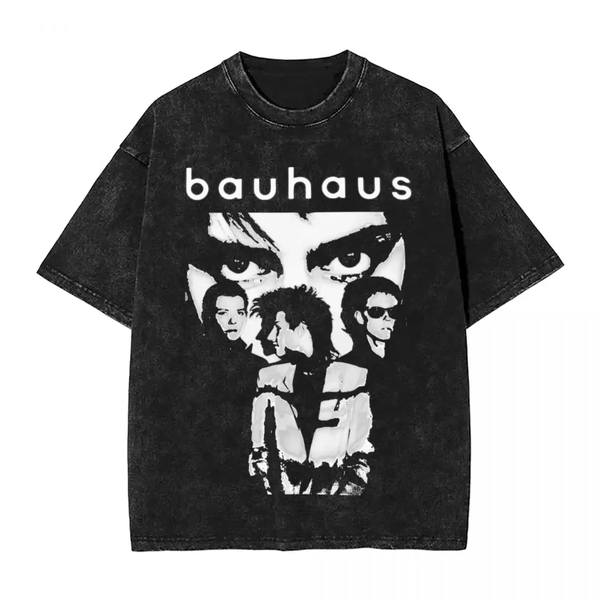 باوهاوس القوطي الفرقة تي شيرت الهيب هوب غسلها القطن تي شيرت على طراز هاراجوكو خمر للرجال النساء بلايز الشارع الشهير الصيف بلايز تيز