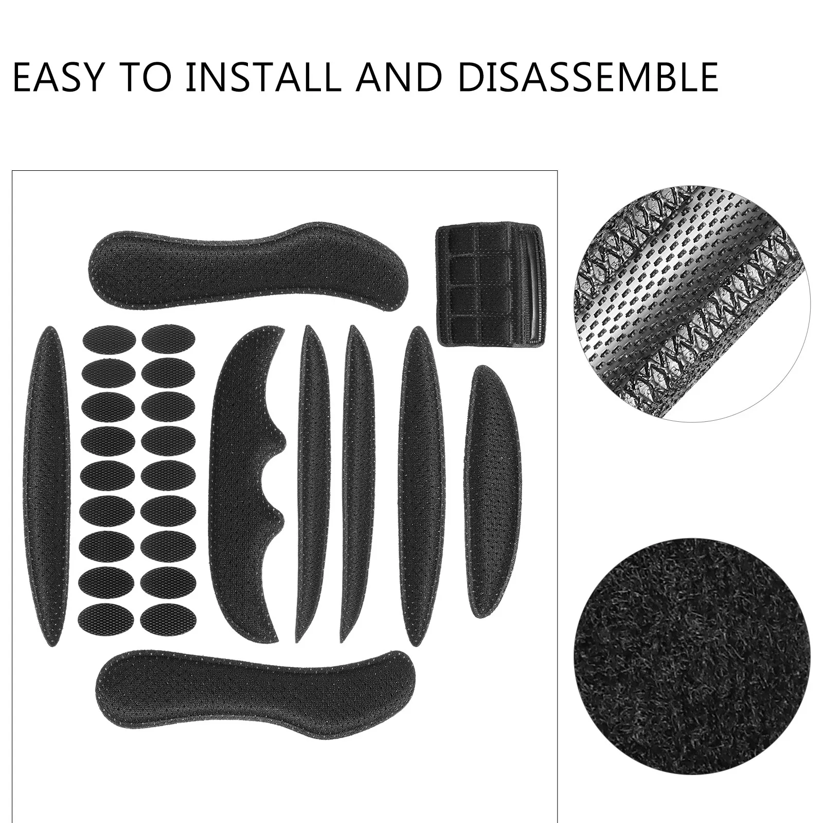 

Inner Pads Damping Absorption Sponge Cushion For Cycling Motorcycle Safety Riding Lightweight Protection Gear