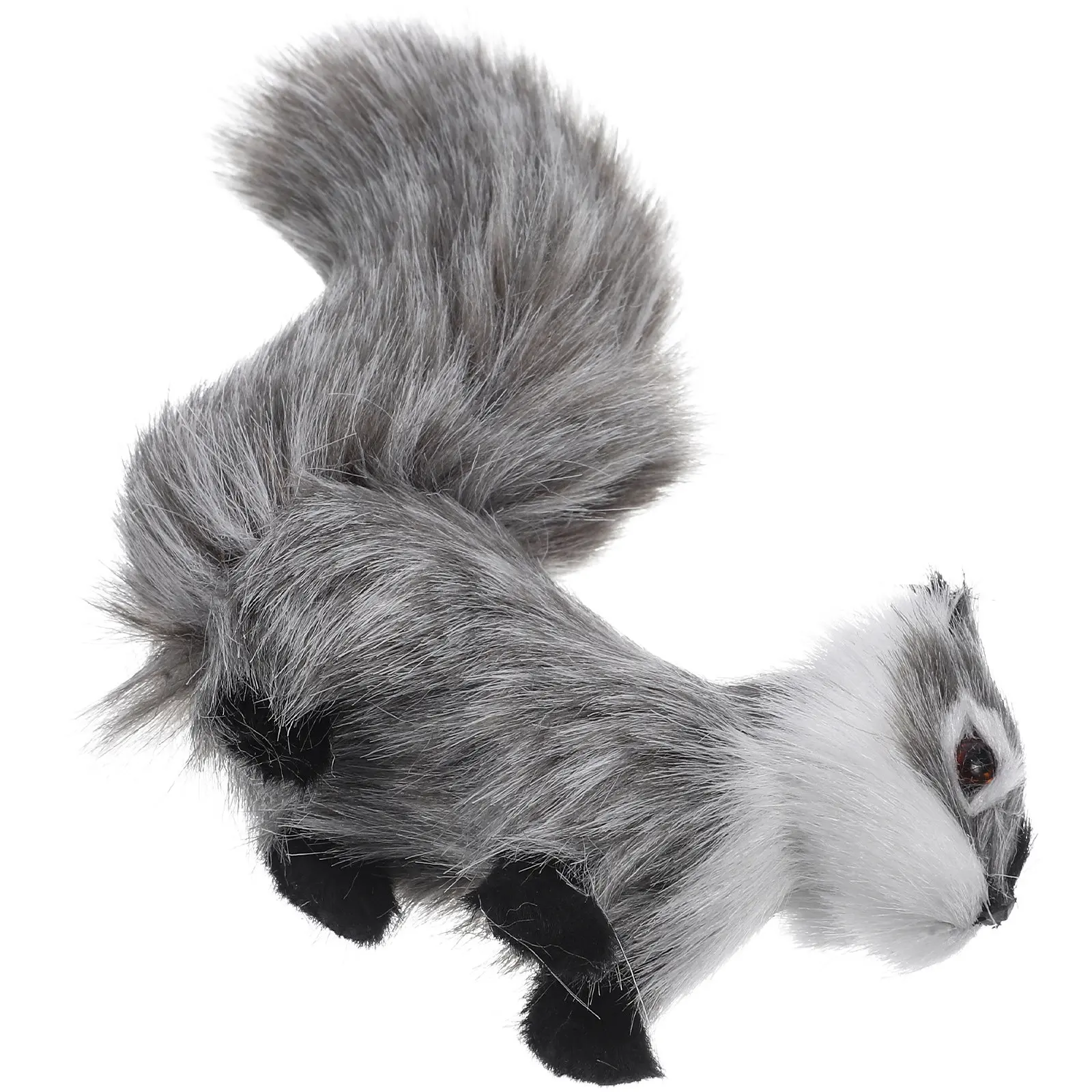 Vivid Mini Squirrel Ornament Christmas Tree Decor Desktop Decoration Festive Home Accent Lovely Photo Prop Small Animal Ornament