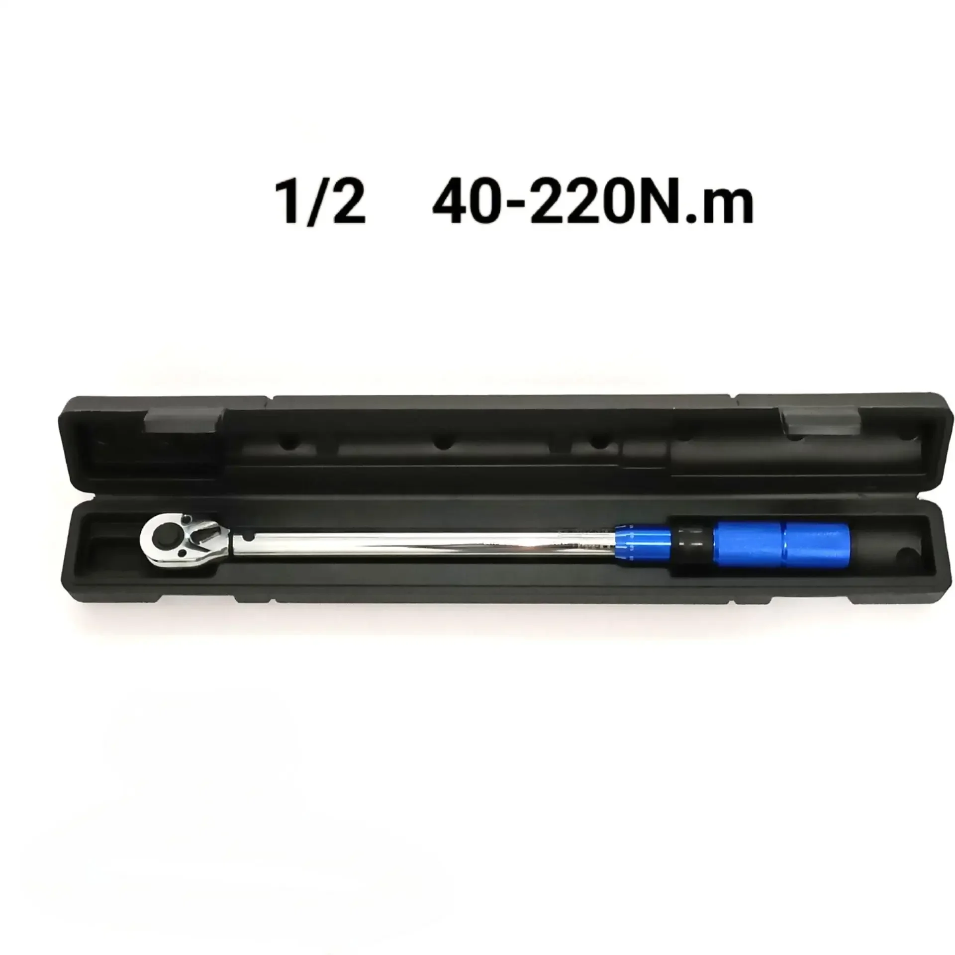 003 Adjustable 72 Tooth Digital Display 1/2 Inch 40-220 N.M Series Click Torque Wrench Set OEM Metric Heavy-Duty 1pc Wrench