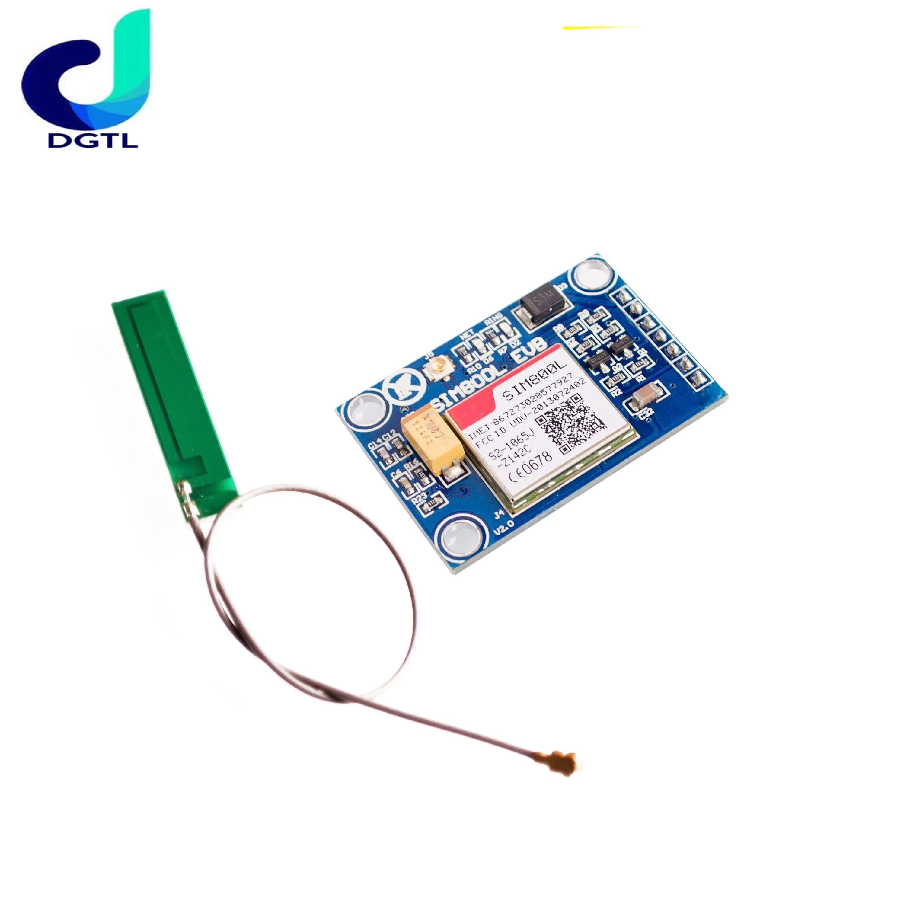 Módulo GSM SIM800L GPRS com antena PCB, SIM Board Quad Band para MCU para Arduino, Novo