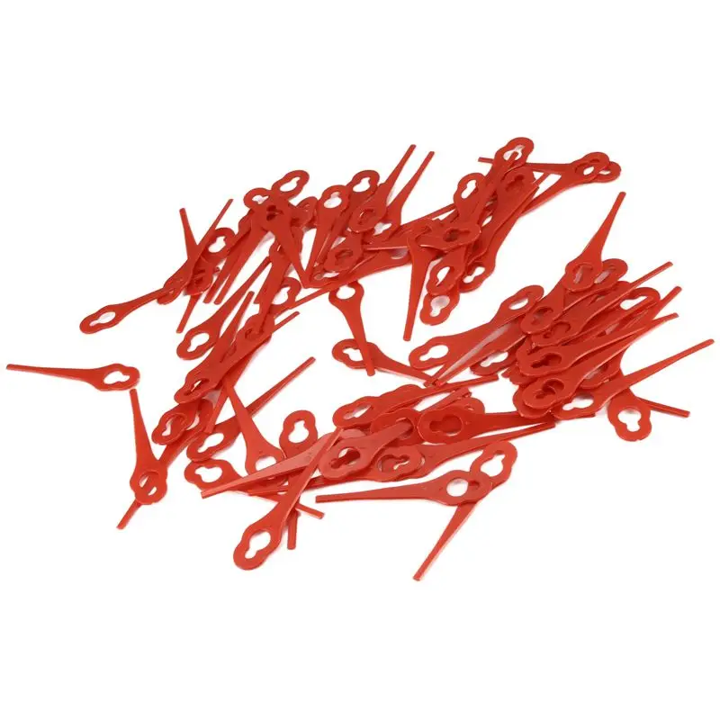 

ABWZ-100PCS Lawnmower Blades Mowing Machine Blades Spare Parts Grass Cutting Blades Lawn Garden Power Tool Accessories