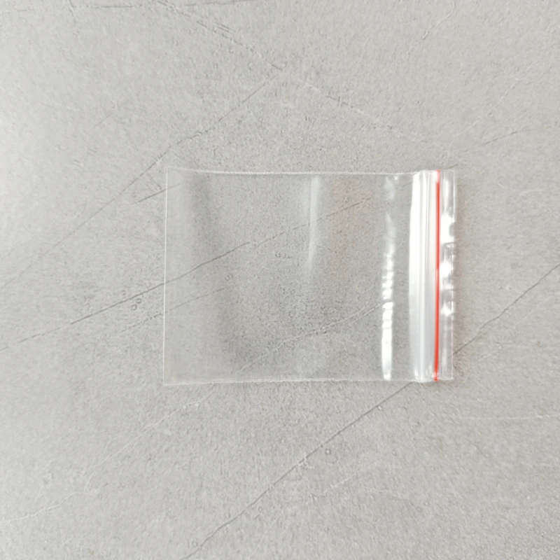 500pcs Mini Clear Plastic Gift Pouches Jewelry Storage Bags Ziplock Zip Zipped Lock Reclosable Poly for Small Packaging Items