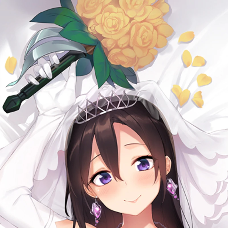

Dakimakura Anime Pillow Case Kirito Double-sided Print Of Life-size Body Pillowcase Gifts