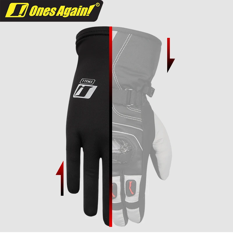 Creative Motorcycle Inner Gloves Summer Ice Silk Lined Women Driving Light Speed Take Off Thin Tight Winter Inner Lining Gloves