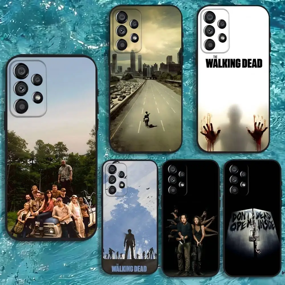 

TWD The Walking Dead Phone Case For Samsung Galaxy A20,A21s,A22,A31,A32,A52,A53,A72,73,A80 Soft Black Cover