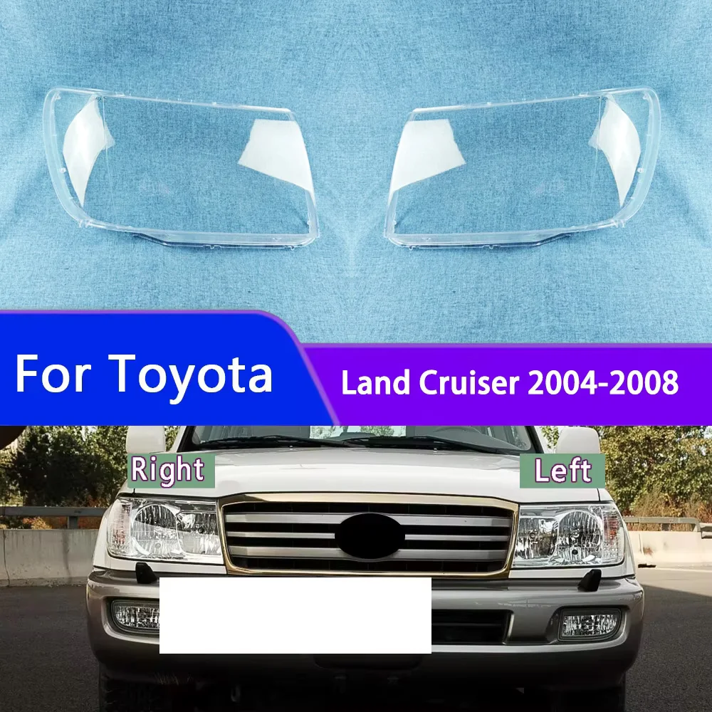 

For Toyota Land Cruiser 2004 2005 2006 2007 2008 Car Accessories Headlight Cover Shade Lampshade Lens Headlamp Shell Plexiglass