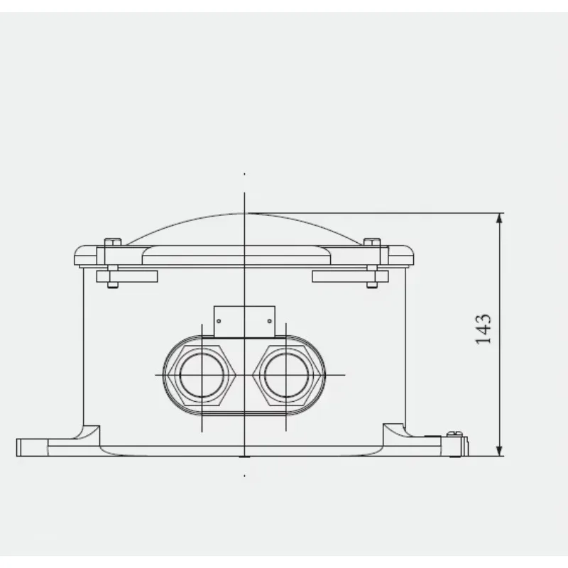 Large  Watertight Brass Junction Box IP56 13-20 Cable Marine Application 63A Product