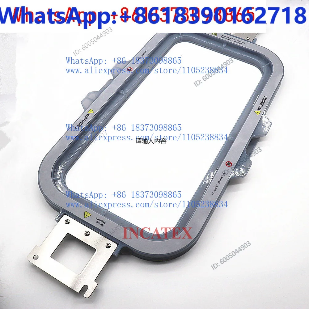 High quality brother hat tubular embroidery machine spare parts magnetic frame hoop 350x165mm 13.78x6.5 inches length 560mm