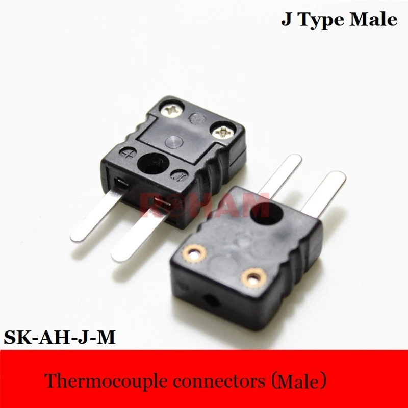 J type Mini thermocouple plug socket connector male and female