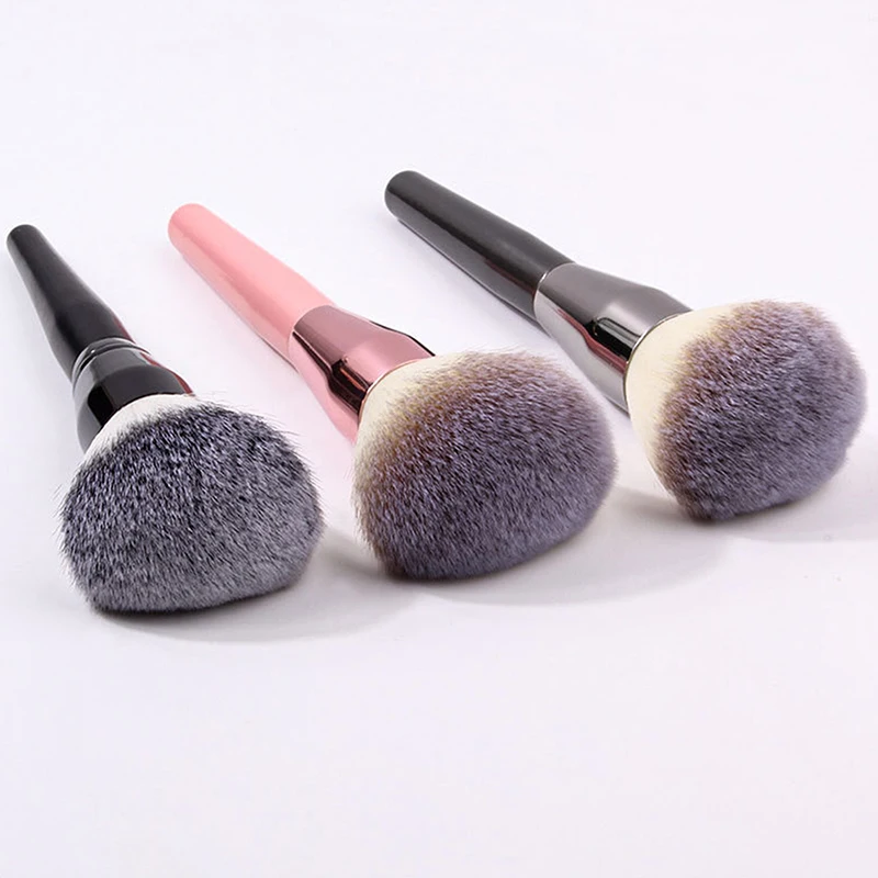 【Large Makeup Brush Face Cheek Contour Blusher Nose Foundation Loose Power Cosmetic Make Up Brushes Tool Powder Blush Brush】
