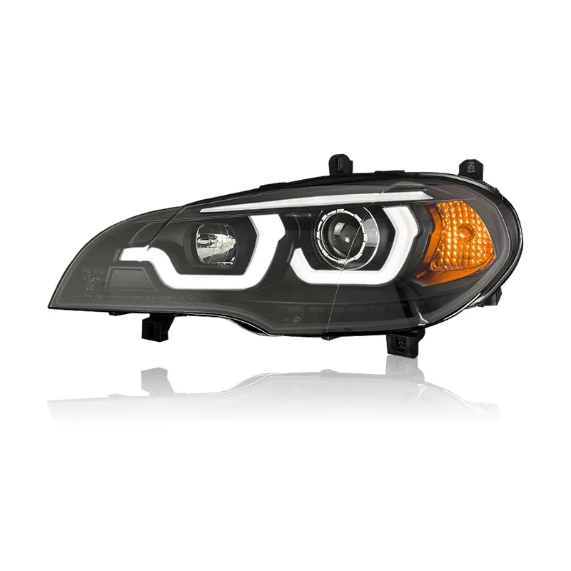 

Auto Systems Head Lights for X5 E30 2007-2013 Headlight Assembly Modified LED Lens Lighting System