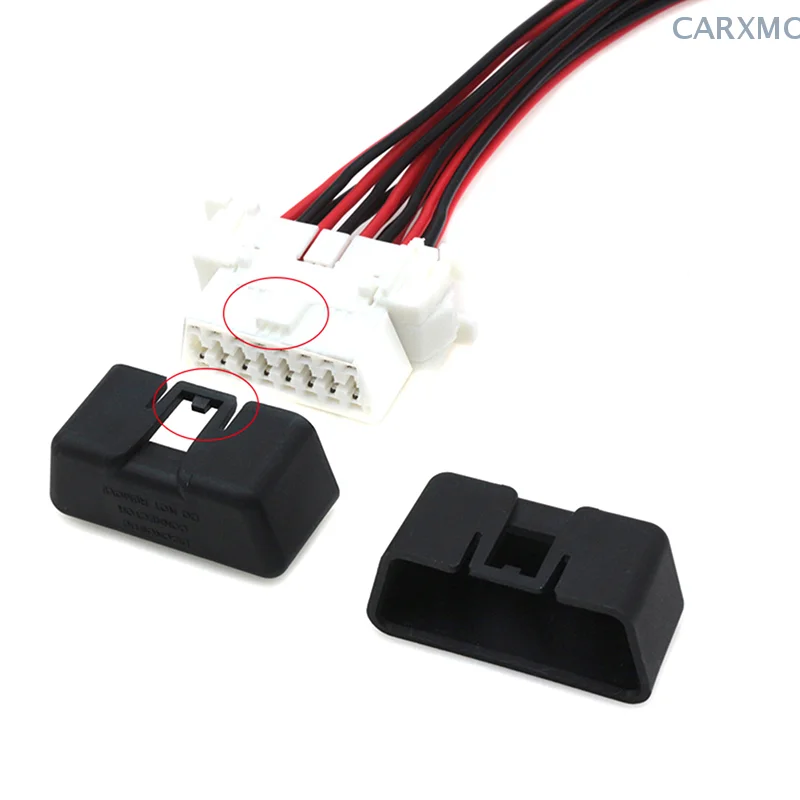 2pcs Car Truck OBD Interface OBD Dust Cover 16pin Plug Clogging Cap Female Dust Cover