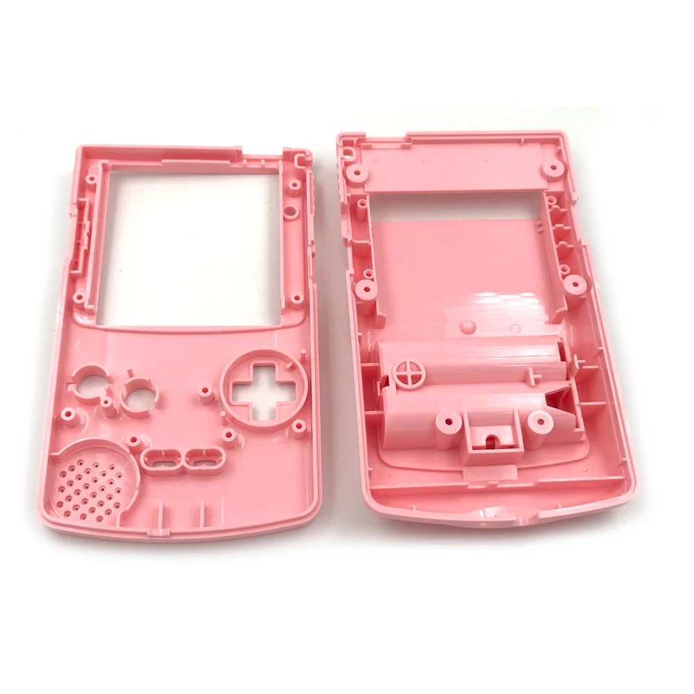 Reemplazo de paquete de carcasa completa de dibujos animados para botones de cubierta de carcasa Game Boy Color GBC IPS